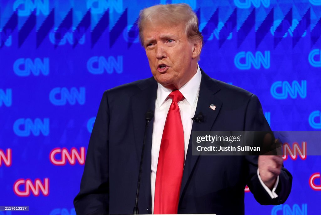 Donald Trump And Joe Biden Participate In First Presidential Debate