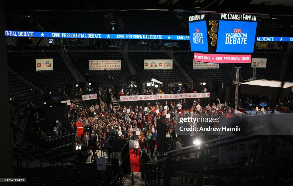 Donald Trump And Joe Biden Participate In First Presidential Debate