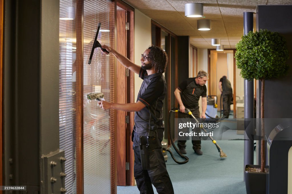 Commercial office cleaners