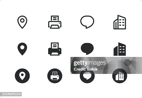 Web icon set. Editable stroke weight. Pixel perfect. Line- and solid-style icons. Web icon set. Editable stroke weight. Pixel perfect. Line- and solid-style icons.