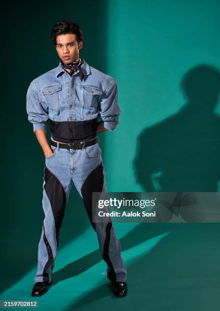 Exclusive portrait of Babil Khan taken during HT India's Most Stylish Awards on May 07, 2023 in Mumbai, India.