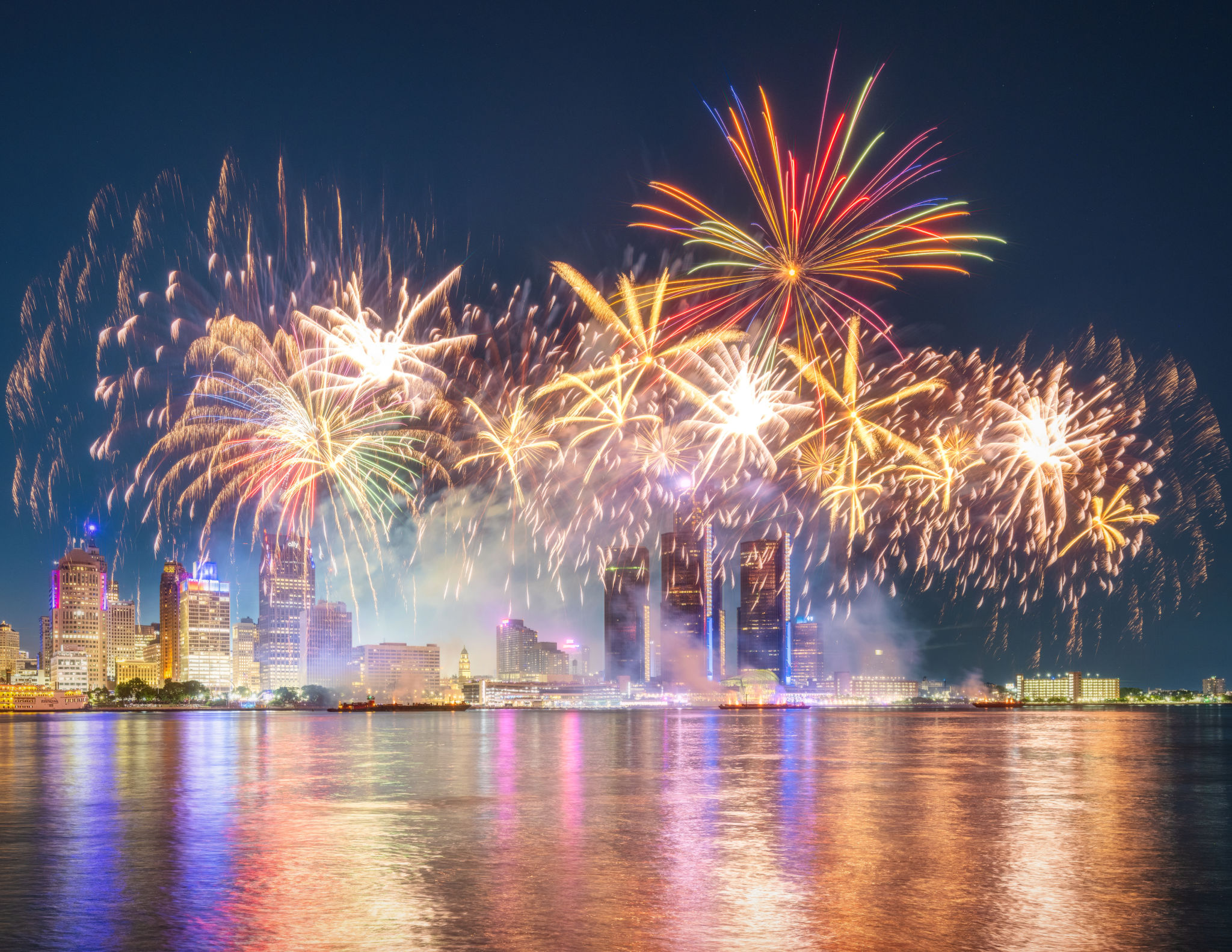 fireworks display