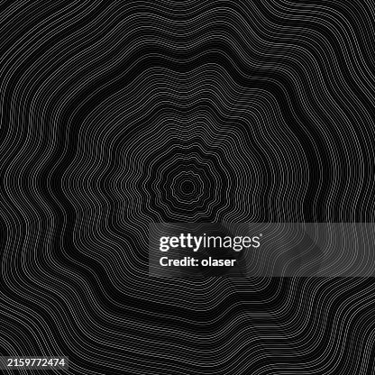 Dark tree rings, trunk cross section Dark tree rings, trunk cross section