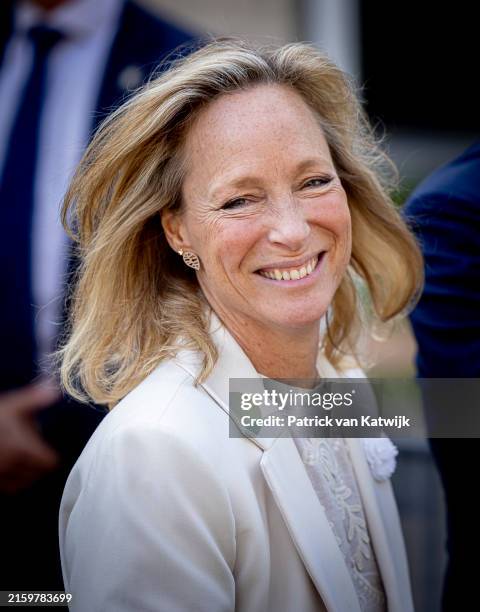 Princess Margarita de Bourbon de Parme attends veterans day on June 29, 2024 in The Hague, Netherlands.