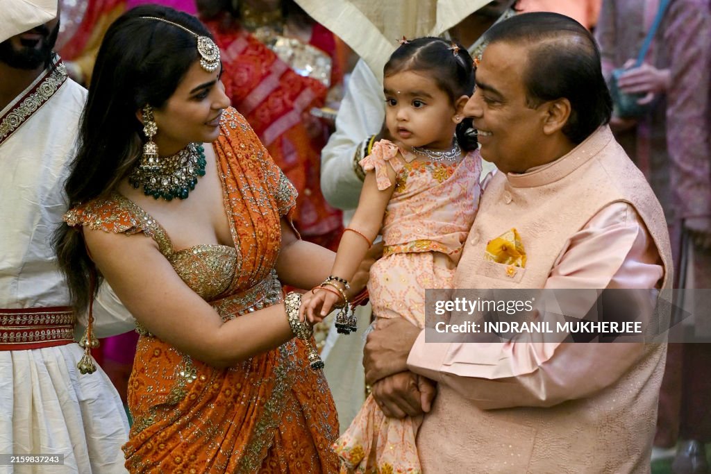 INDIA-ECONOMY-AMBANI-WEDDING
