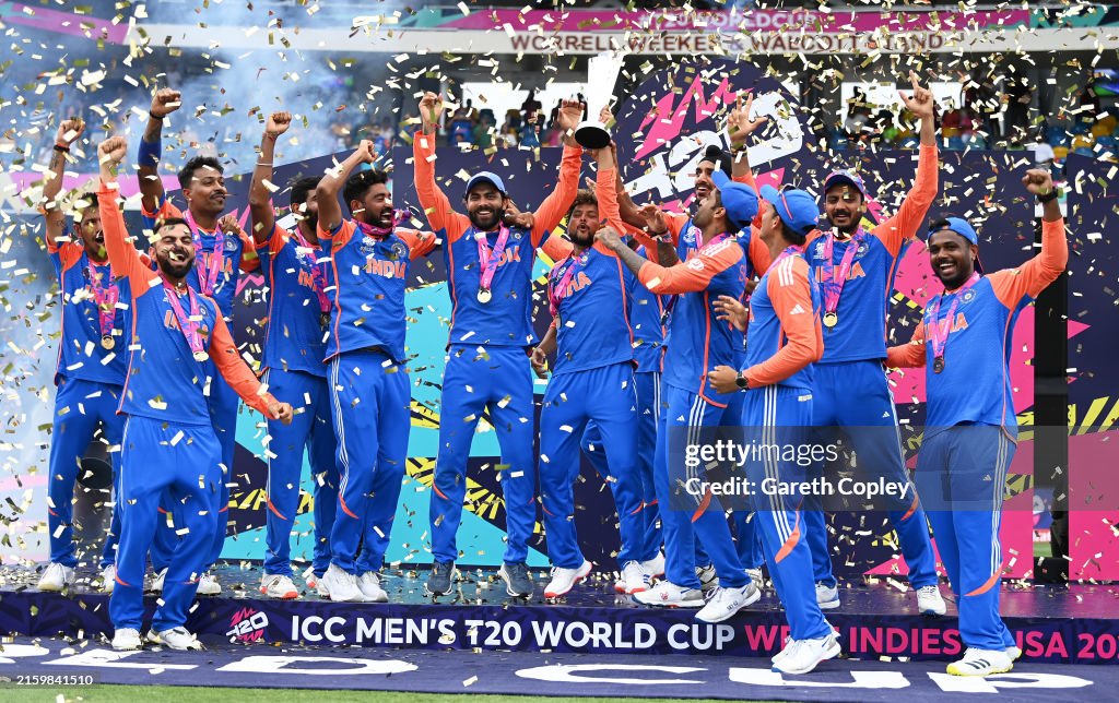 South Africa v India: Final - ICC Men's T20 Cricket World Cup West Indies & USA 2024