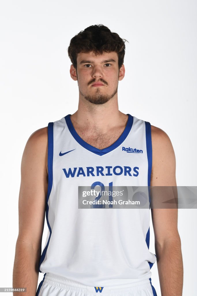 Quentin Post Quinten Post of the Golden State Warriors poses for a portrait during ...