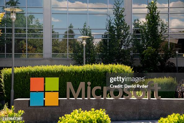 Mircosoft Computer Lab Headquarters A sign is seen at the Microsoft headquarters on July 3, 2024 in... News ...