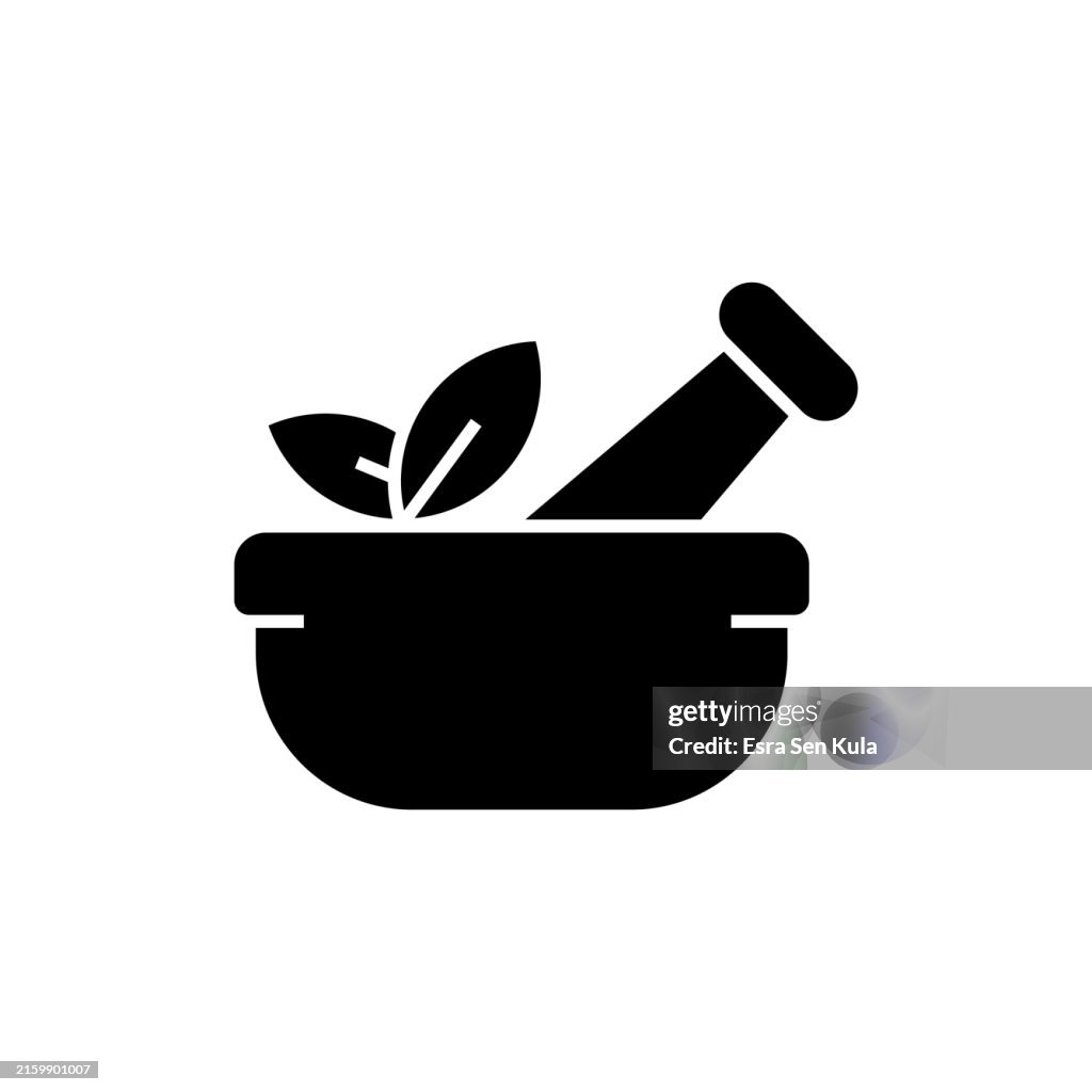 漢方薬のソリッドアイコンデザイン。インフォグラフィック、Webページ、モバイルアプリ、UI、UX、GUIデザインに適しています。