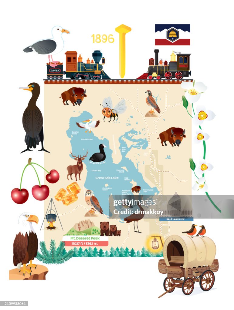 Great Salt Lake map