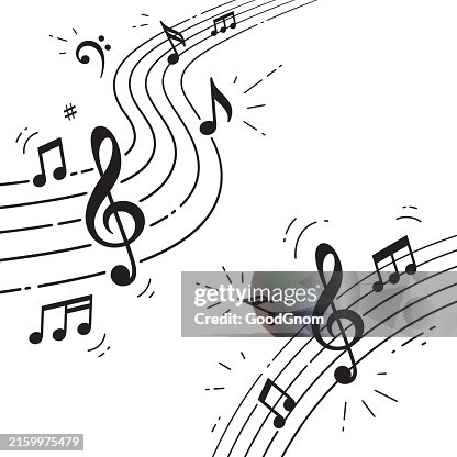 Musical notes design Musical notes design