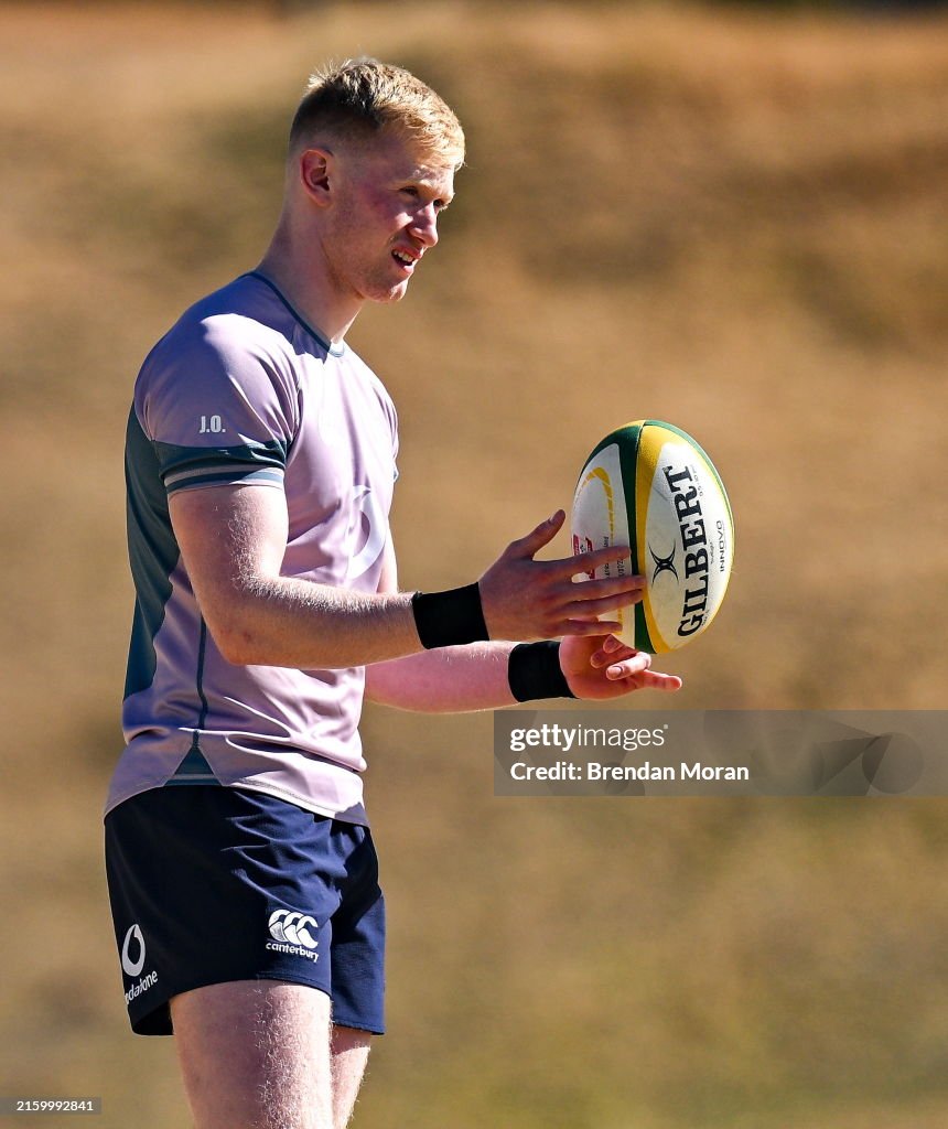 Irish Rugby Running Gauteng , South Africa - 5 July 2024; Jamie Osborne during an Ireland ...