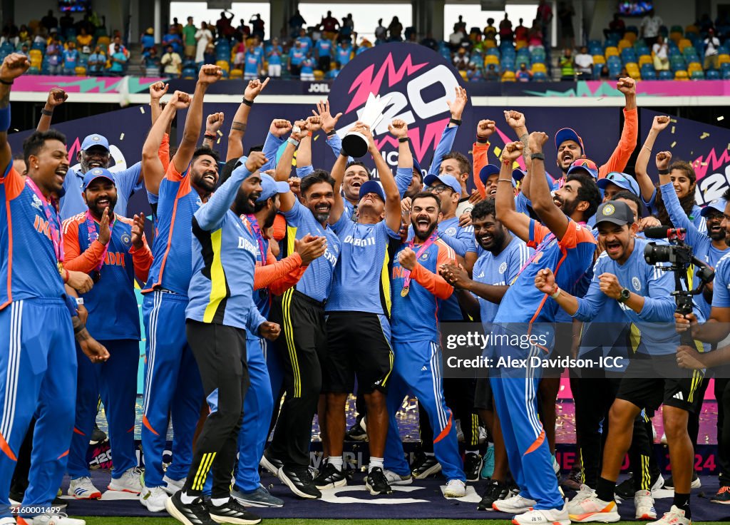 South Africa v India: Final - ICC Men's T20 Cricket World Cup West Indies & USA 2024