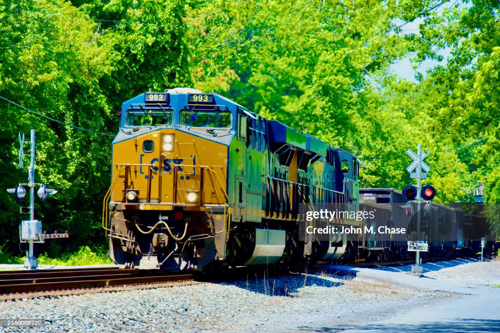 CSX Locomotives, Point of Rocks, Maryland (USA)