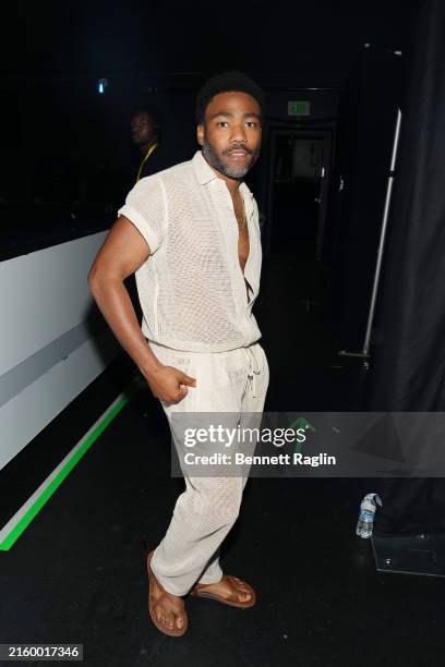 Donald Glover aka Childish Gambino attends the 2024 BET Awards at Peacock Theater on June 30, 2024 in Los Angeles, California.