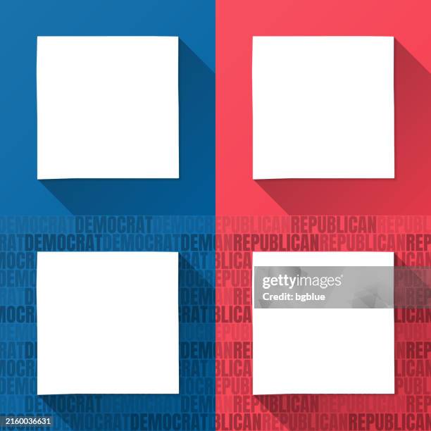 walworth county, wisconsin. maps on blue and red backgrounds - walworth county wisconsin stock illustrations