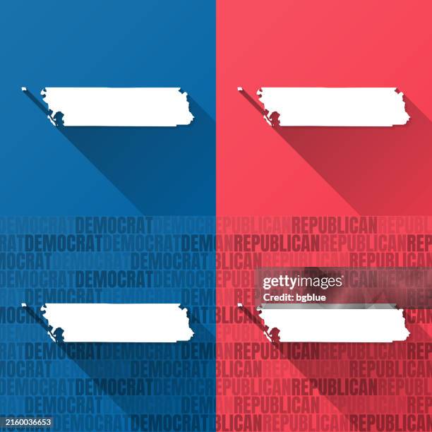 whatcom county, washington. maps on blue and red backgrounds - bellingham washington state stock illustrations