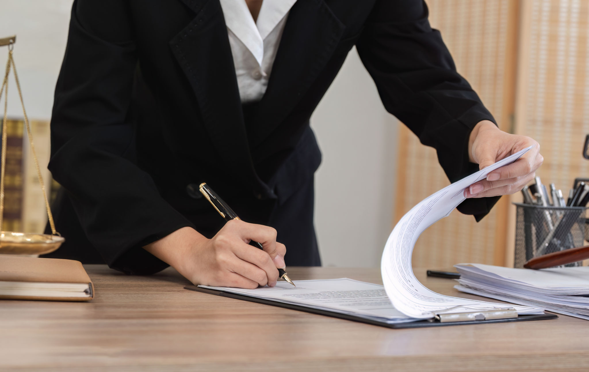 signing legal documents
