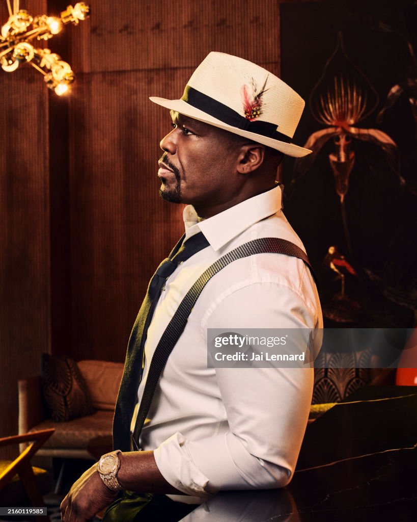 Fiftee Sent Raper Rapper 50 Cent is photographed for Billboard Magazine on January 19 ...