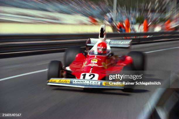 Niki Lauda, Ferrari 312T during the Monaco GP at Monte Carlo on May 11, 1975 in Monte Carlo, Monaco.