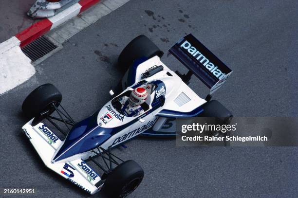 Nelson Piquet, Brabham BT52 BMW during the Monaco GP at Monte Carlo on May 15, 1983 in Monte Carlo, Monaco.