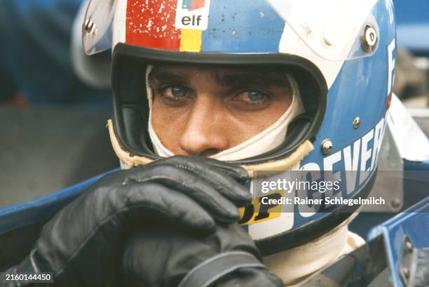François Cevert, March 701 Ford, in the pits during the Dutch GP at Zandvoort on June 19, 1970 in Zandvoort, Netherlands.