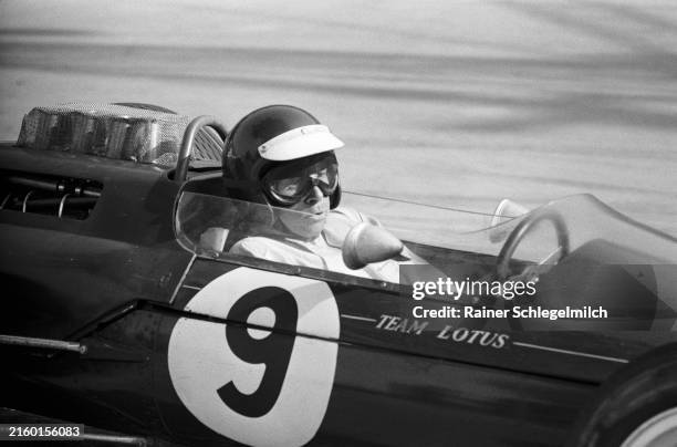Jim Clark, Lotus 25 Climax during the Monaco GP at Monte Carlo on May 26, 1963 in Monte Carlo, Monaco.