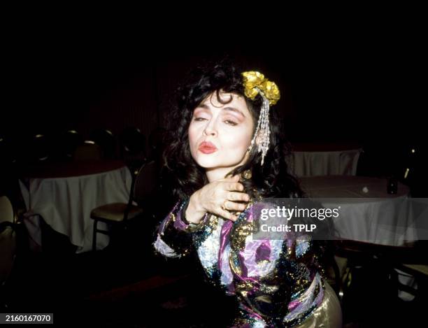 American comedian and actress Judy Tenuta attends the 'Night of 100 Stars Benefit Gala' at the New York Hilton Hotel in New York, New York, May 5,...