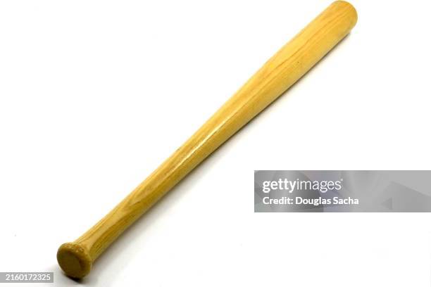 sports baseball bat on a white background - baseballschläger stock-fotos und bilder