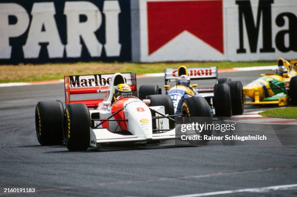 172 Michael Schumacher Ayrton Senna Photos & High Res Pictures - Getty ...