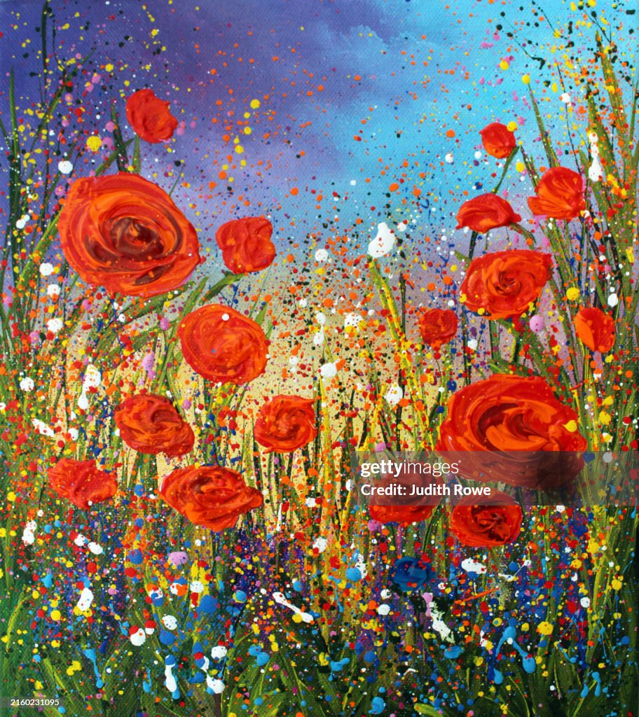 Orange Rose Garden
