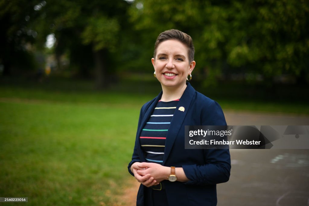 Green Party Candidate Carla Denyer Canvasses People In Bristol Ahead Of Thursday's Election