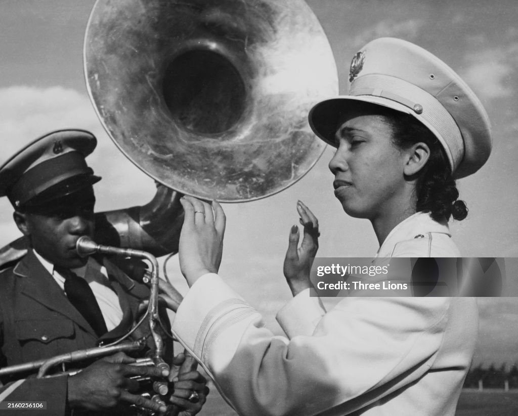 Drum Major Conducting Sousaphone