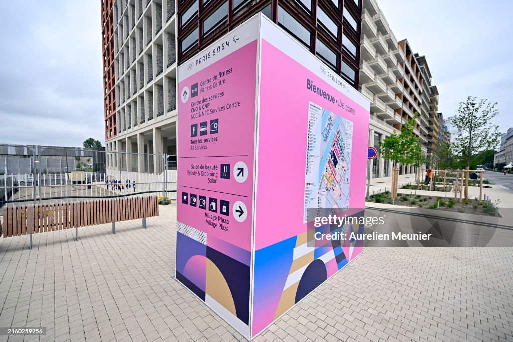 Media Visit of Paris 2024 Olympic and Paralympic Village