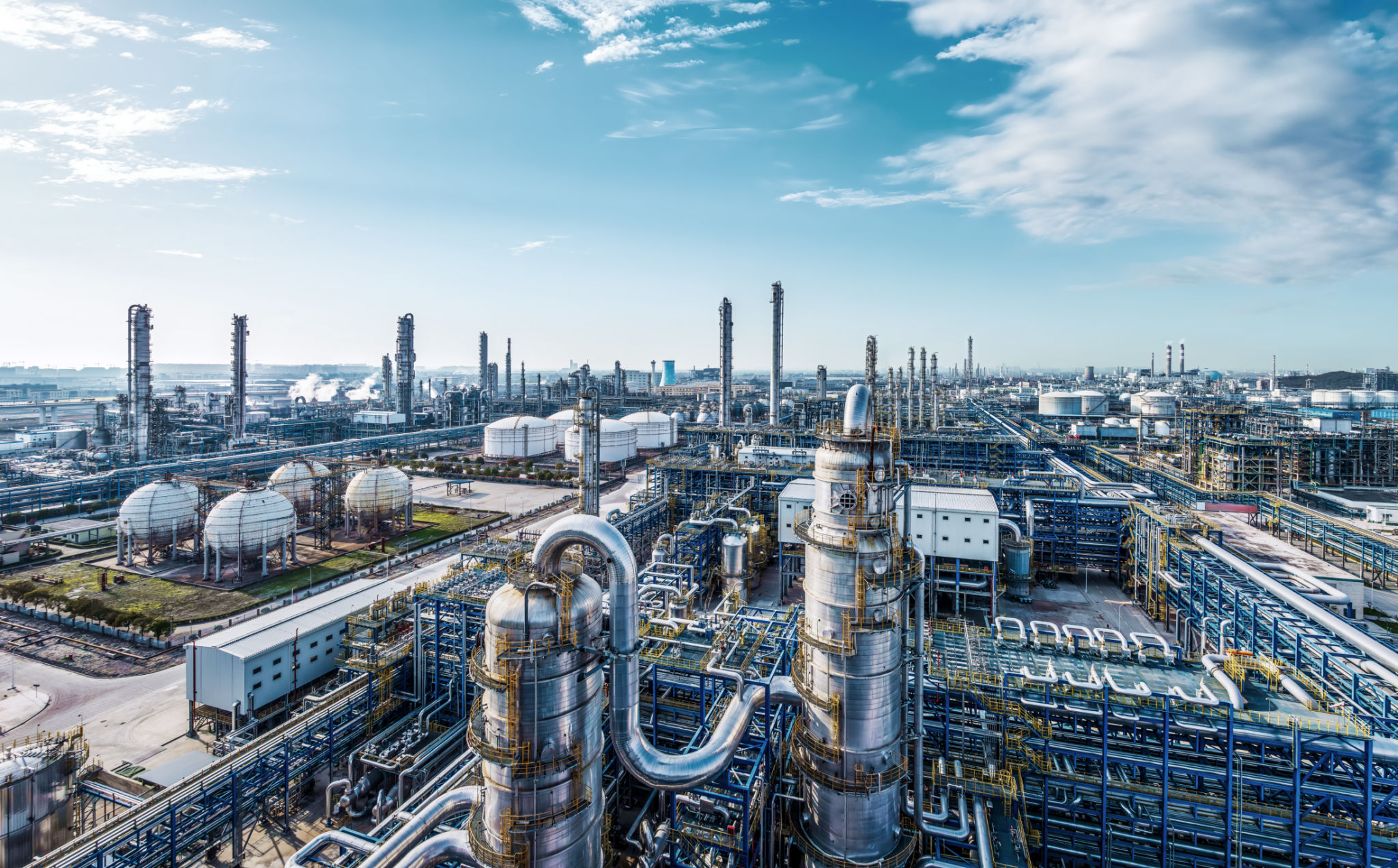 oil refinery