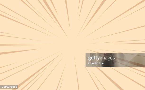 beige comic blast lines abstract background - brown background stock illustrations