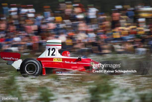 Niki Lauda, Ferrari 312T during the Swedish GP at Anderstorp Raceway on June 08, 1975 in Anderstorp Raceway, Sweden.