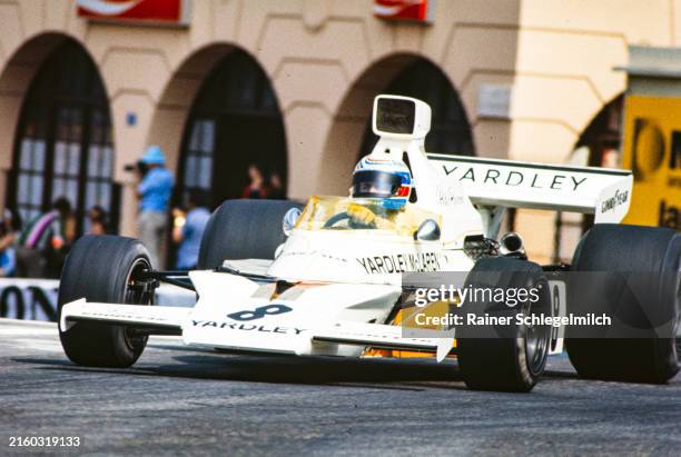 Peter Revson, McLaren M23 Ford during the Monaco GP at Circuit de Monaco on Sunday June 03, 1973 in Monte Carlo, Monaco.