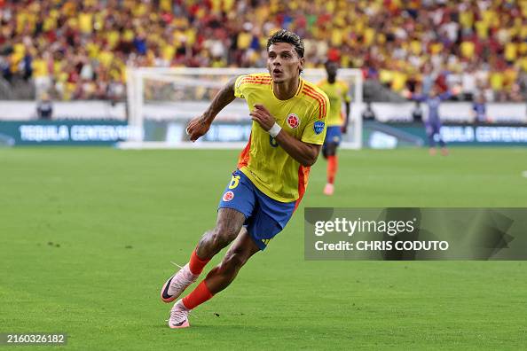R Rios Colombia's midfielder Richard Rios celebrates scoring his team's ...