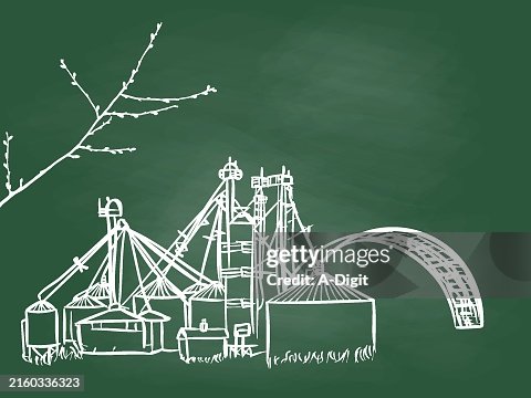 FarmingModernSilosChalkboard FarmingModernSilosChalkboard