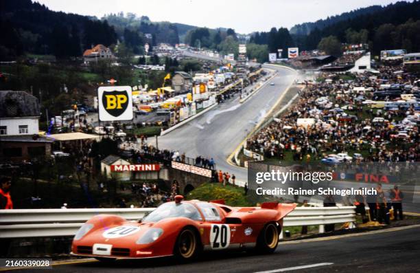 Jacky Ickx / John Surtees, Spa Ferrari SEFAC, Ferrari 512 S during the Spa 1000 kms at Spa-Francorchamps on May 17, 1970 in Spa-Francorchamps,...
