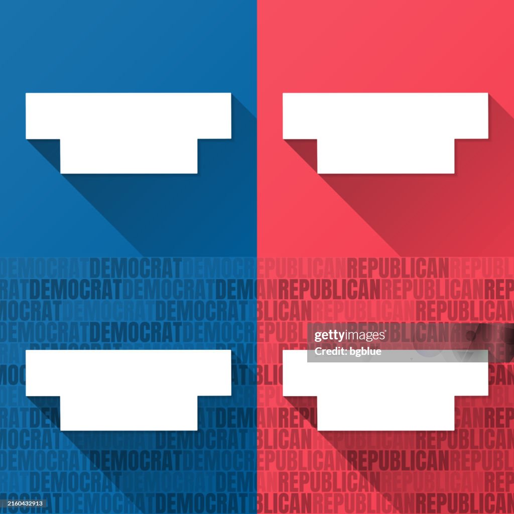 Red Lake County, Minnesota. Maps on blue and red backgrounds