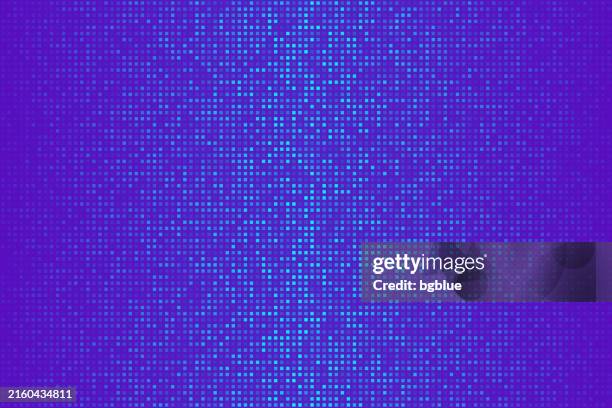 abstract blue halftone background with dotted - trendy design - neon sign vector stock illustrations