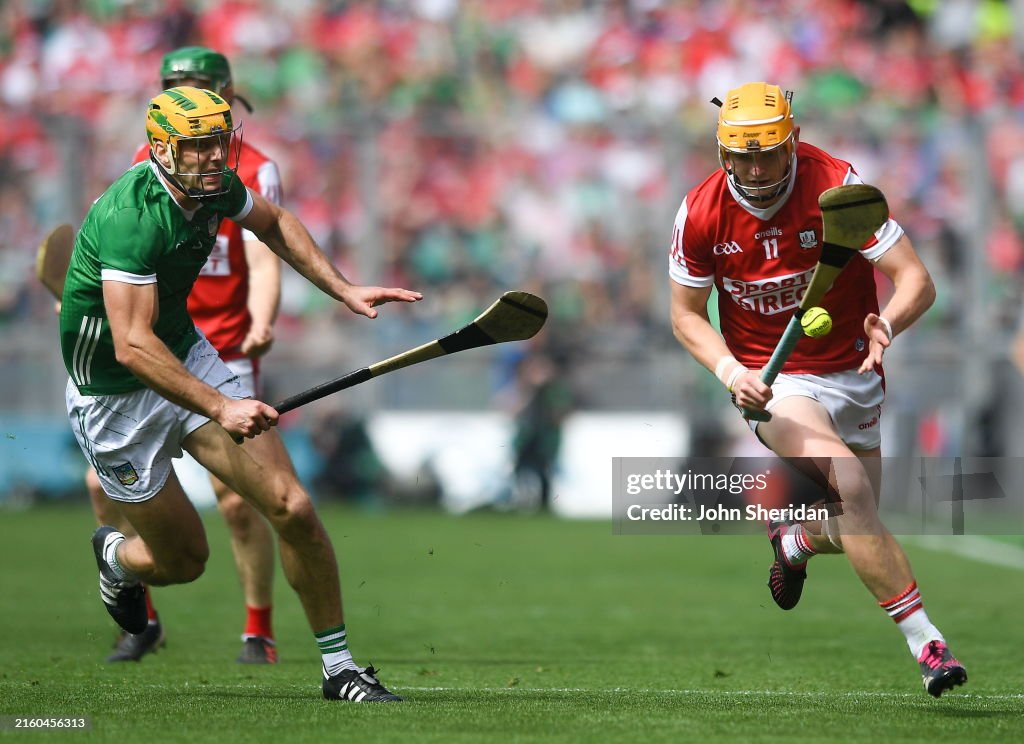 Huling Limerick Dublin , Ireland - 7 July 2024; Shane Barrett of Cork in action... News ...