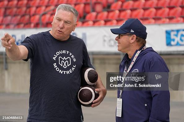 Gregory Quick Assitant coach Greg Quick talks with general manager Danny Maciocia ...
