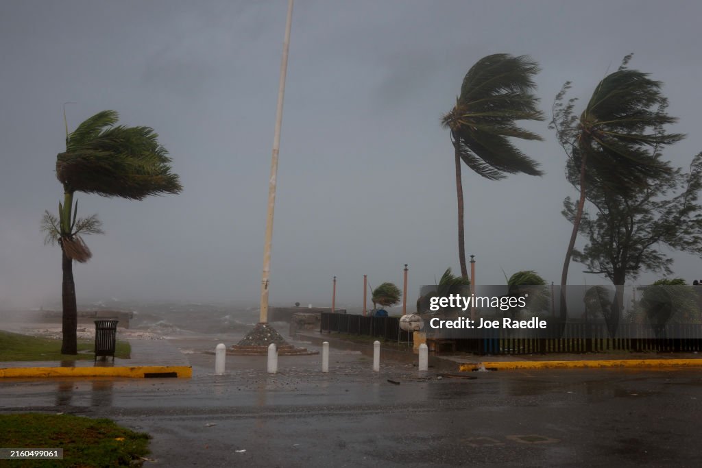 Hurricane Beryl Lashes Over Jamaica