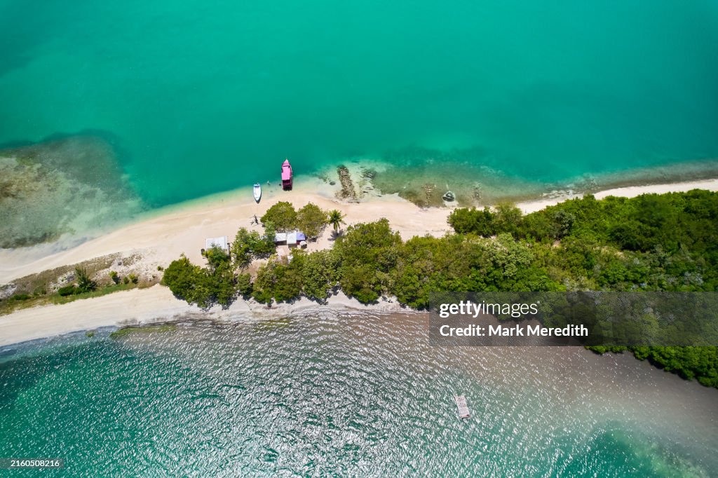 No Man's Land peninsula in Tobago