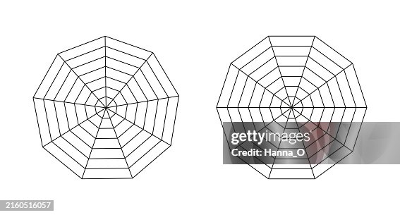 Spider Rada Matrix Radar Spider Diagram Template Polygon Graphs Spider Mesh Diagrams For ...