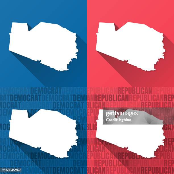 williamson county, tennessee. maps on blue and red backgrounds - franklin tennessee stock illustrations