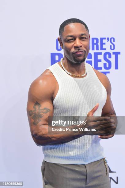 Singer Tank attends 2024 BET Awards at Peacock Theater on June 30, 2024 in Los Angeles, California.